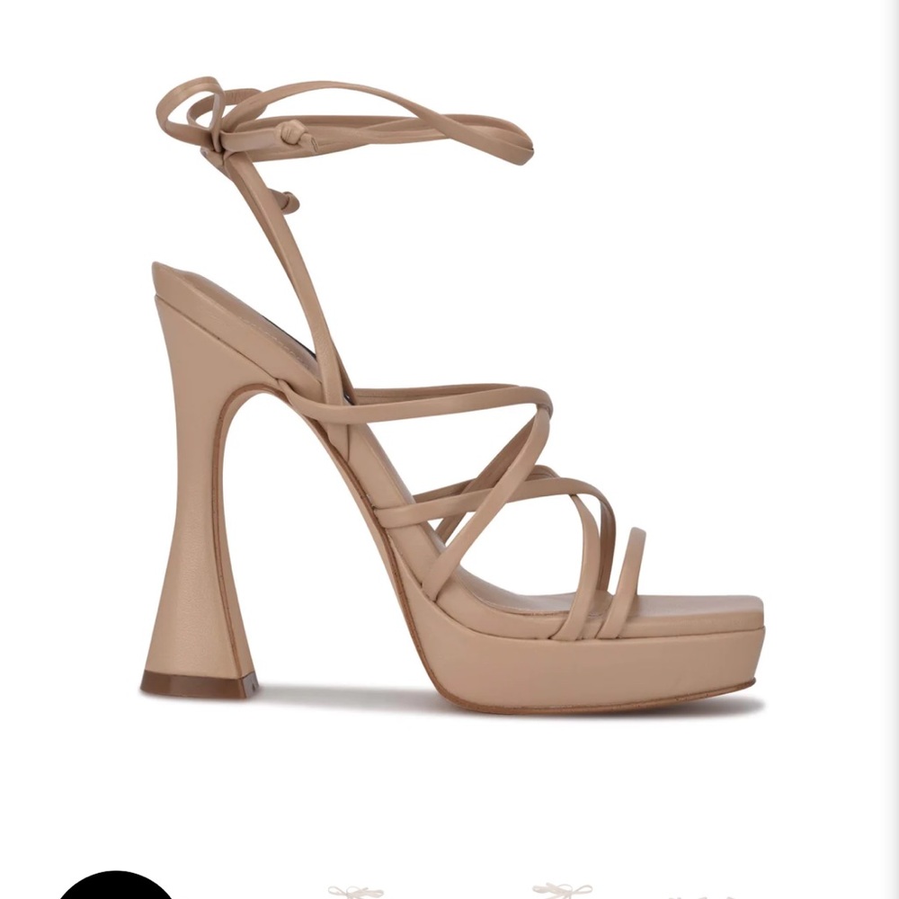 Ailey Ankle Wrap Platform Sandals